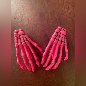 Super cute Halloween hair clips!!! Pink color